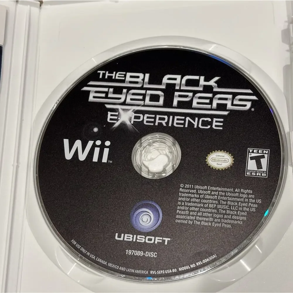 Black Eyed Peas Experience Dance Party Nintendo Wii 2011*